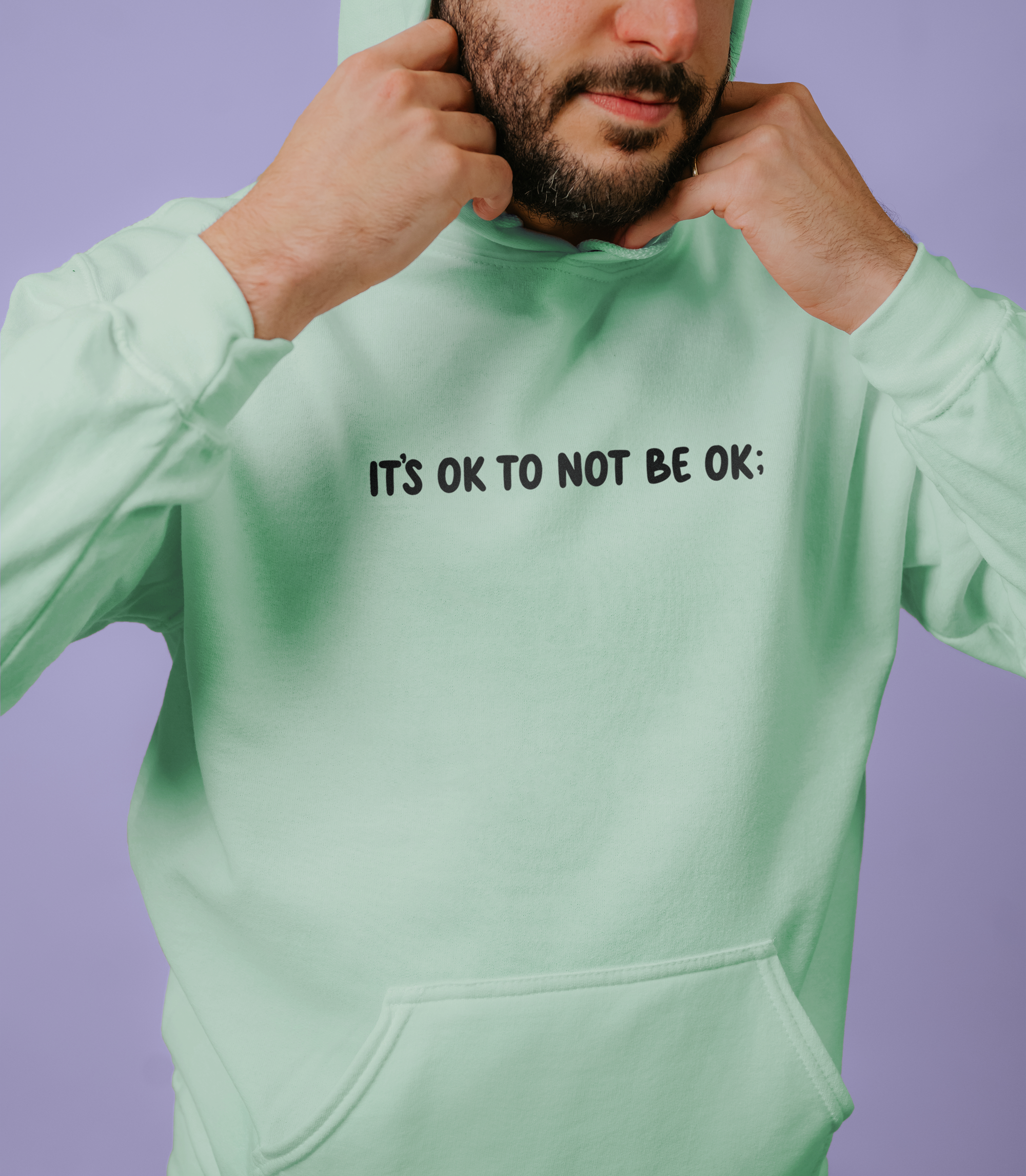 It's OK To Not Be OK; Are You Okay? (Duck) - Hoodie