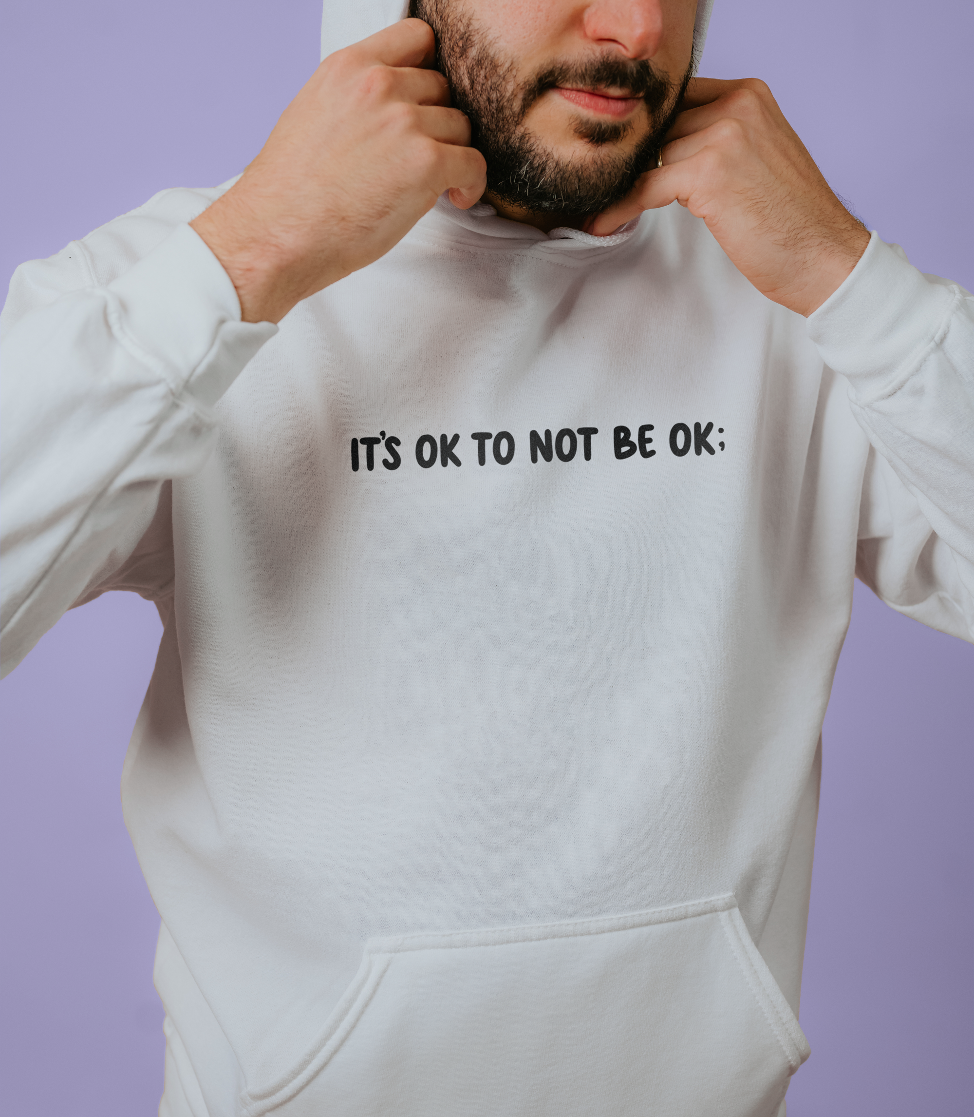 It's OK To Not Be OK; Are You Okay? (Duck) - Hoodie