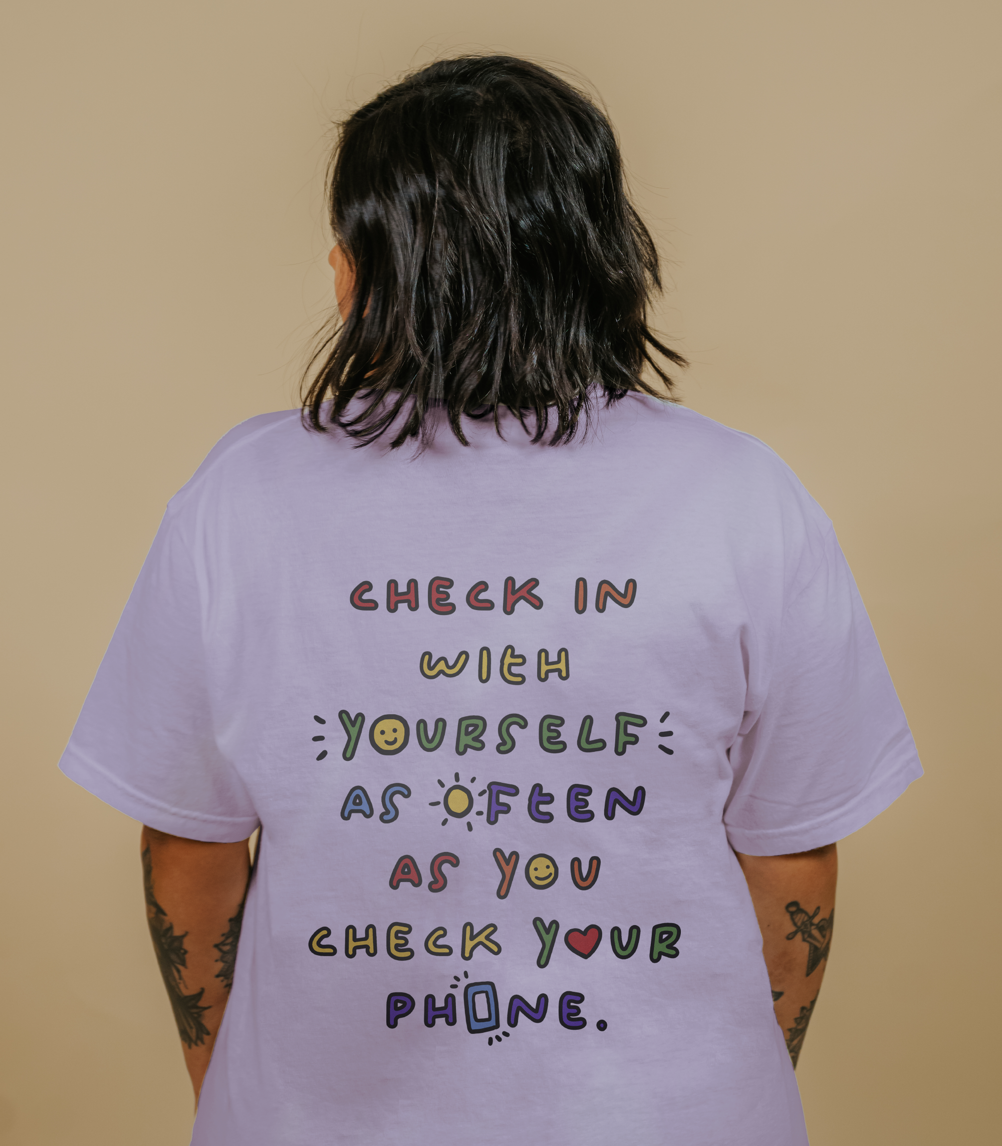 Check In With Yourself As Often As You Check Your Phone - T-Shirt