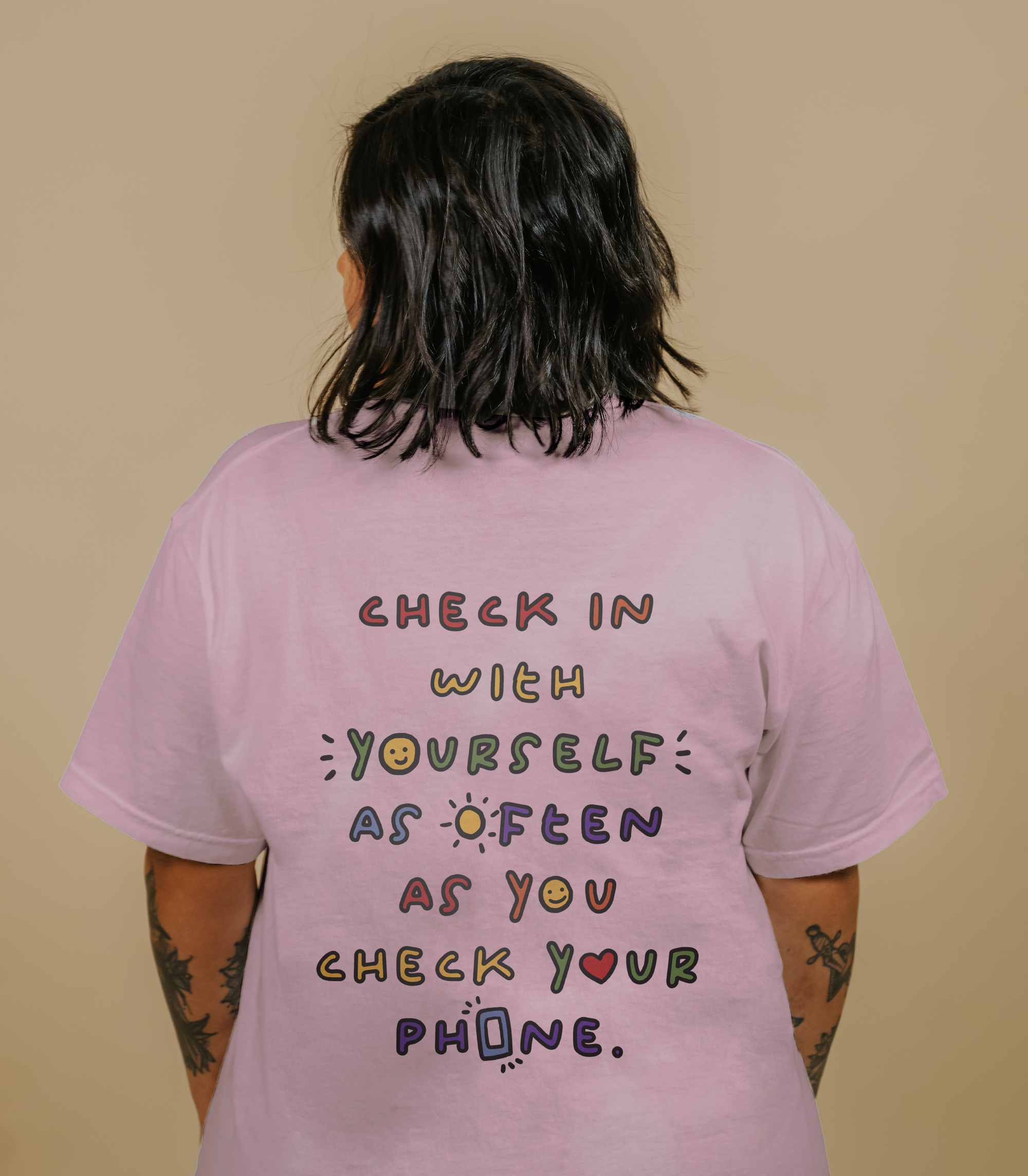 Check In With Yourself As Often As You Check Your Phone - T-Shirt