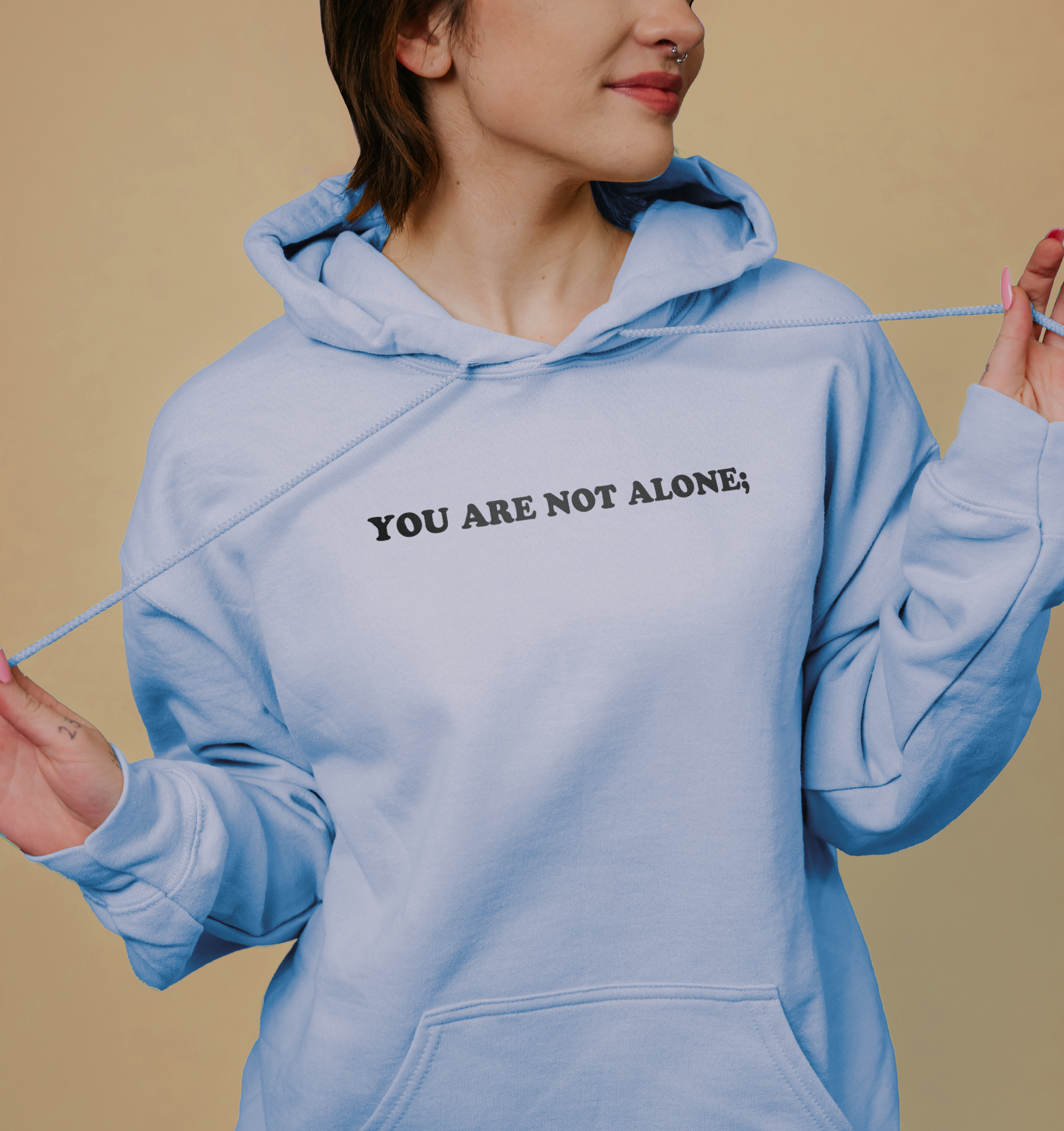 You Are Not Alone; There Is Help, There Is Hope (Call or Text 988) - Hoodie