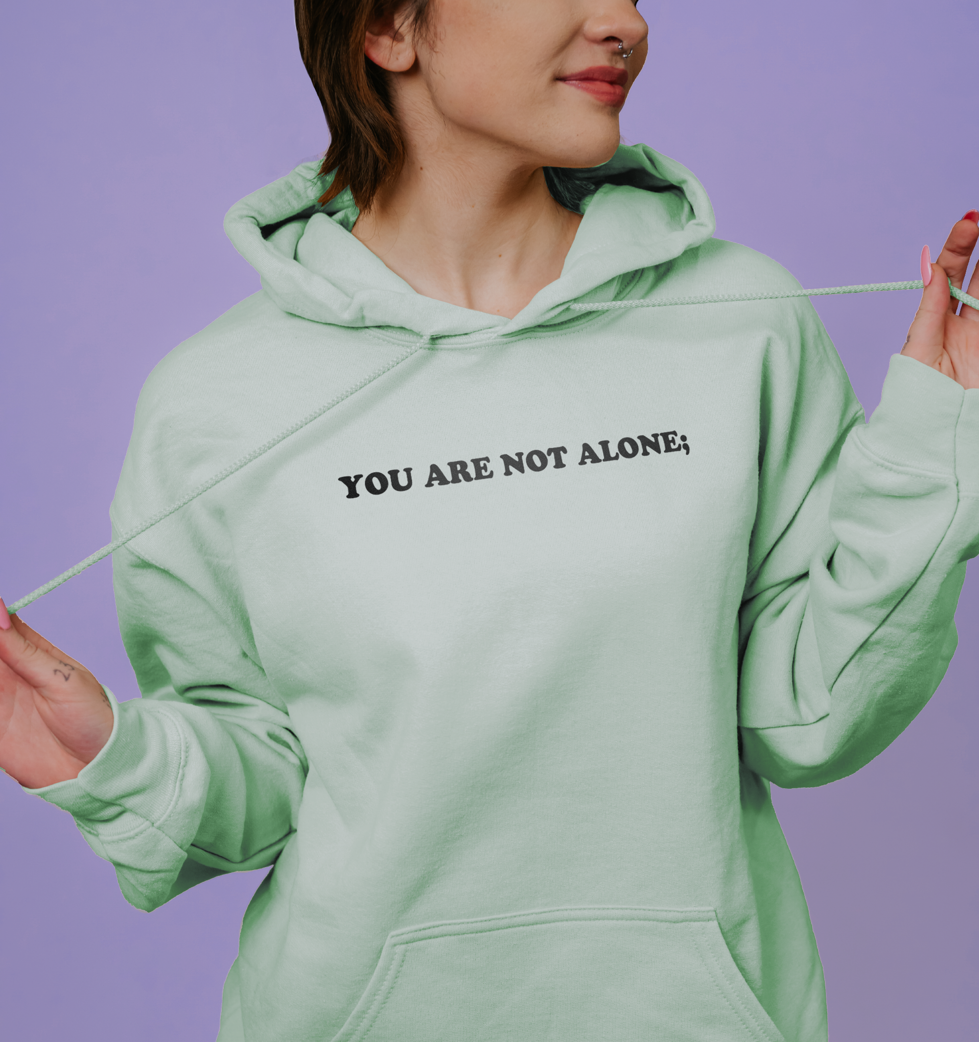 You Are Not Alone; There Is Help, There Is Hope (Call or Text 988) - Hoodie