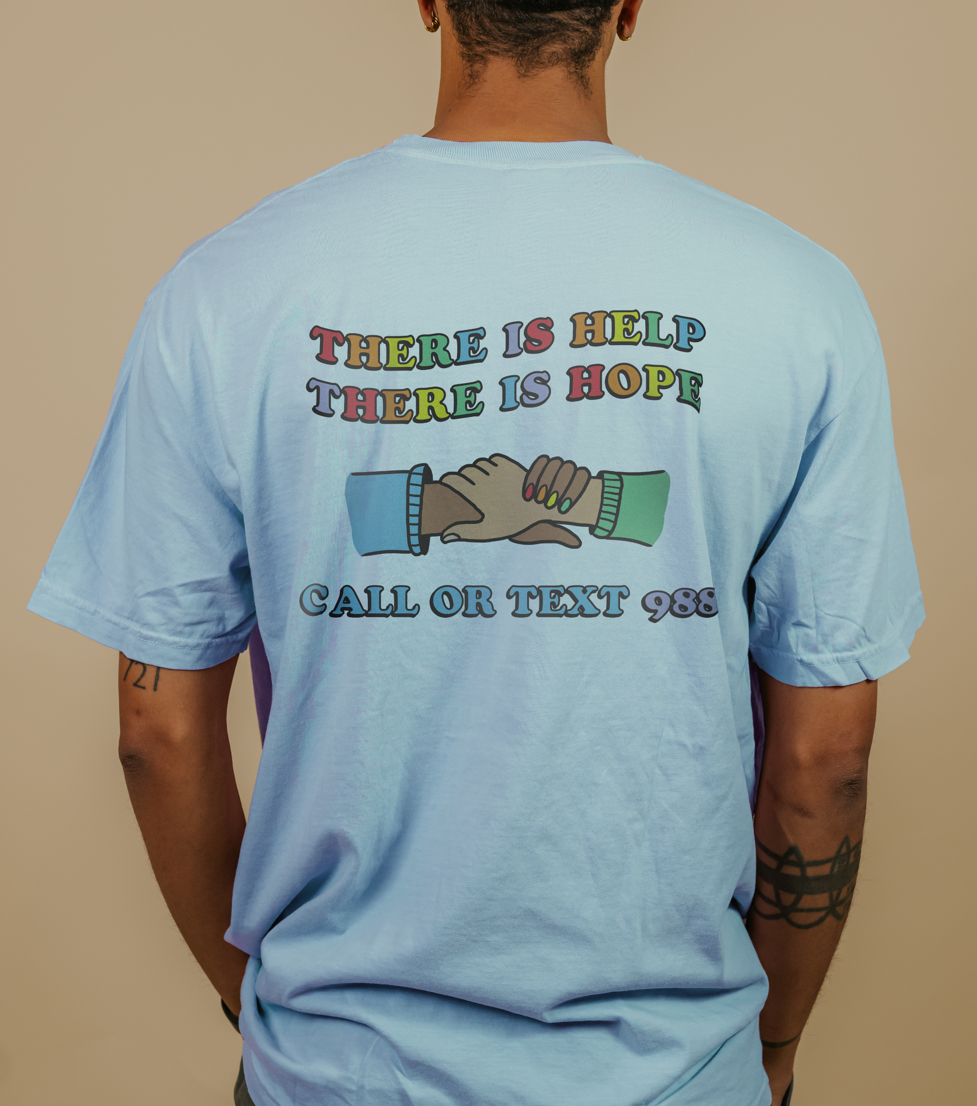 You Are Not Alone; There Is Help, There Is Hope (Call or Text 988) - T-Shirt