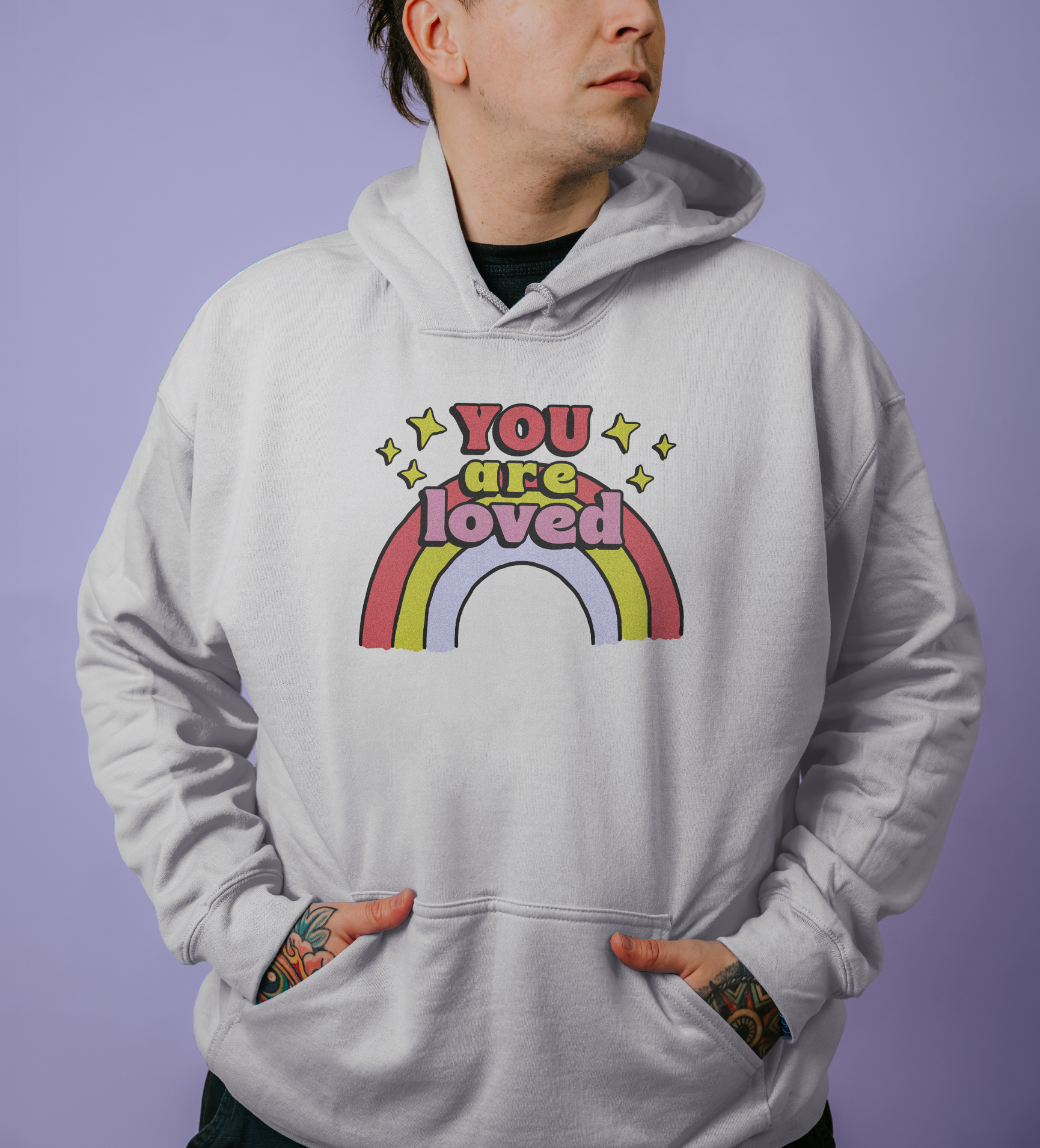 You Are Loved (Rainbow) - Hoodie