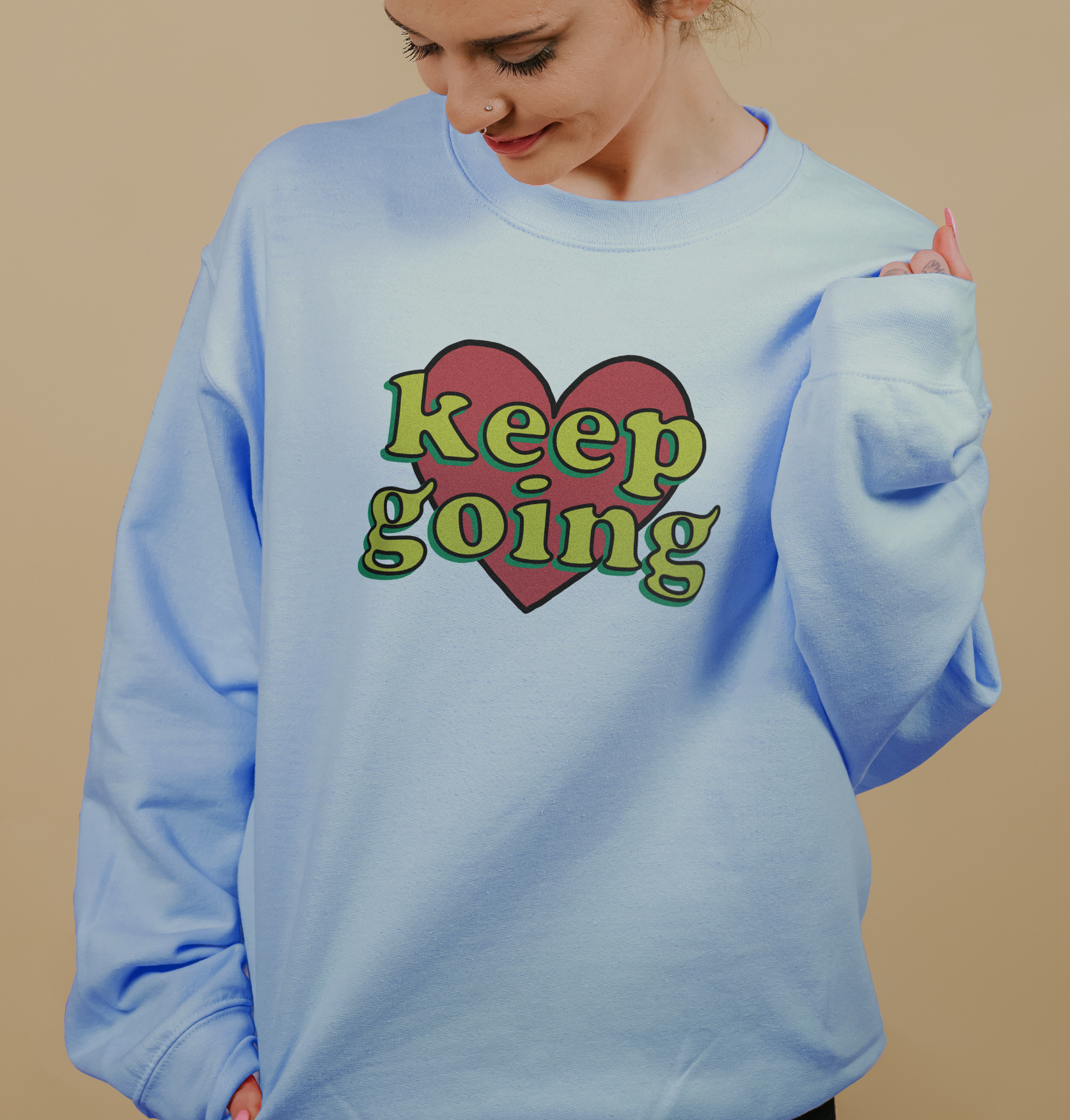 Keep Going (Heart) - Sweatshirt