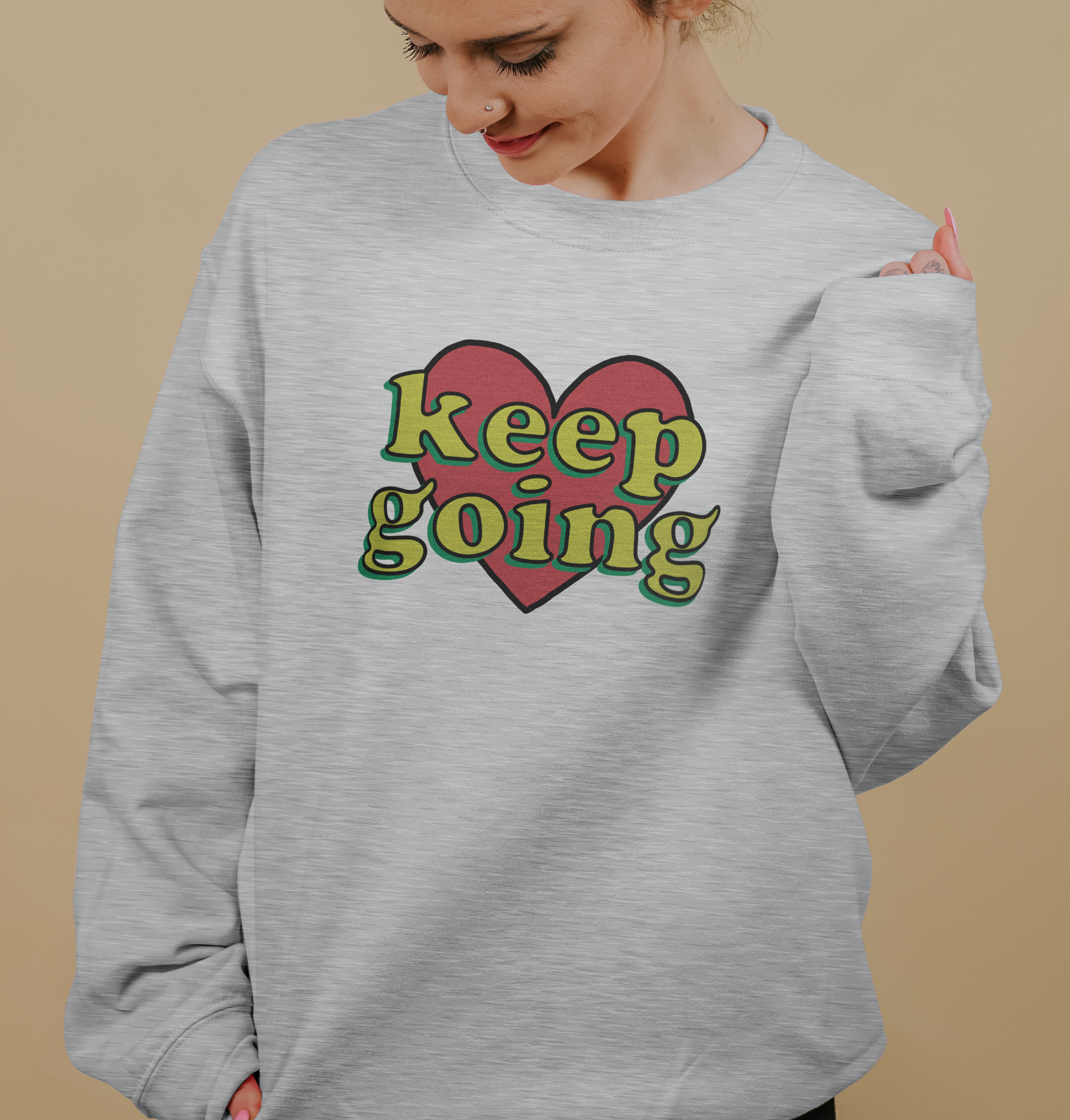 Keep Going (Heart) - Sweatshirt