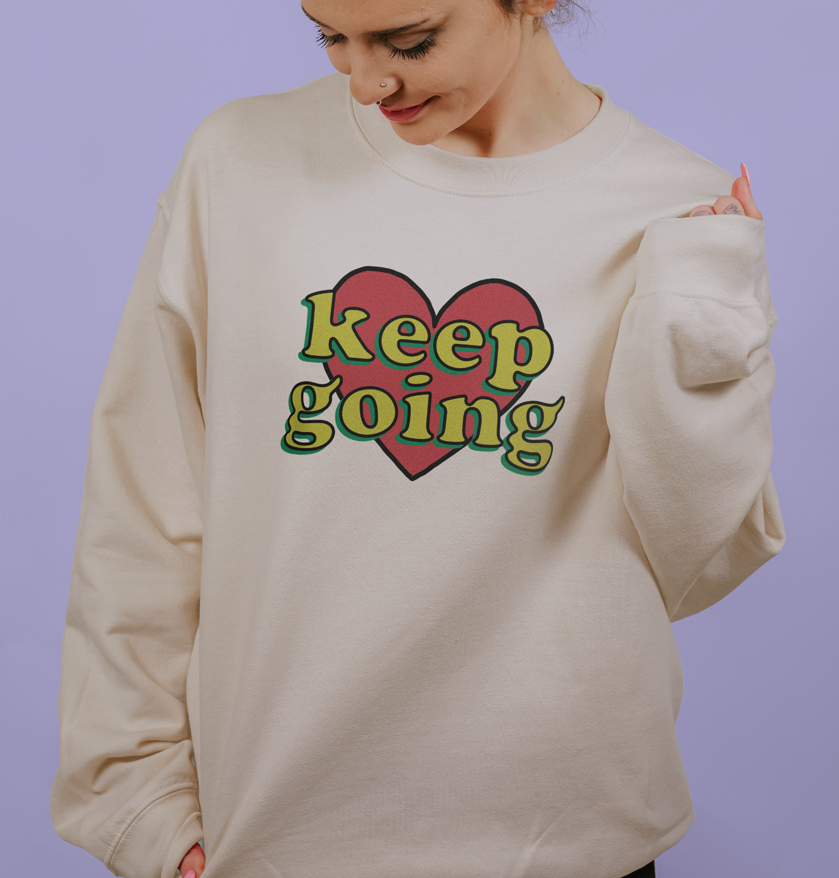 Keep Going (Heart) - Sweatshirt