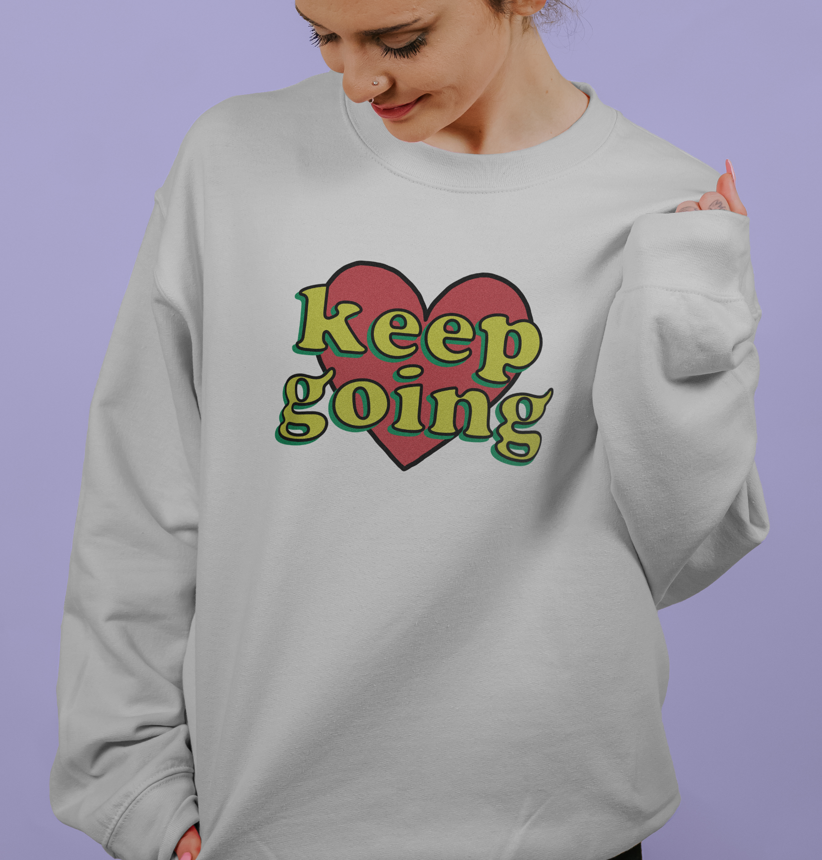 Keep Going (Heart) - Sweatshirt