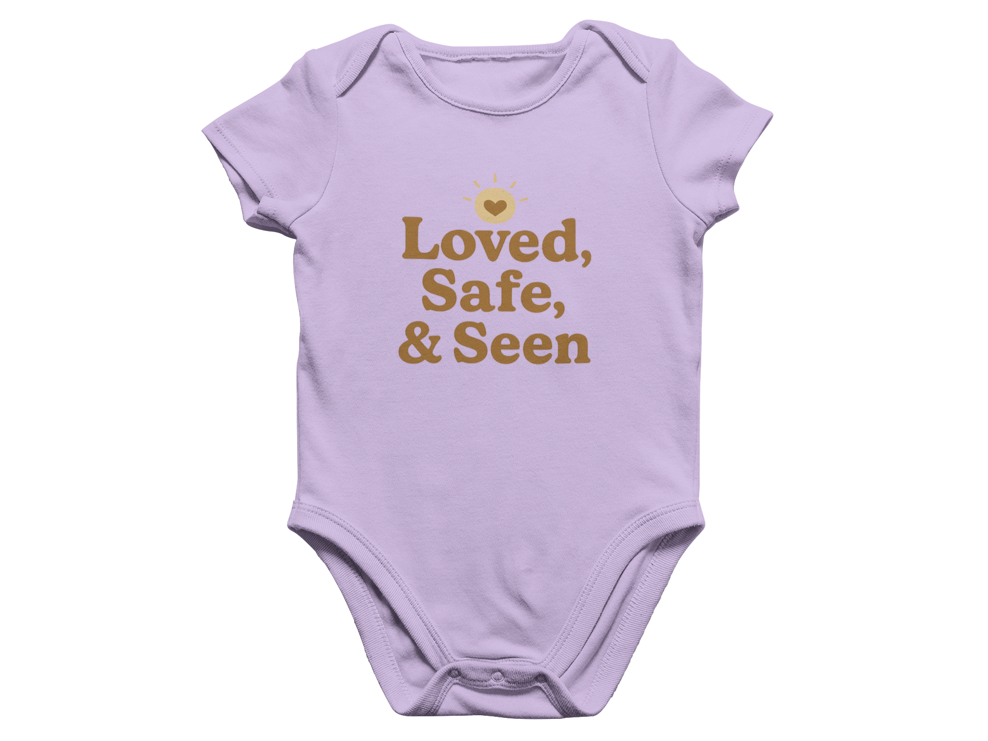 Loved, Safe, & Seen - Baby Onesie