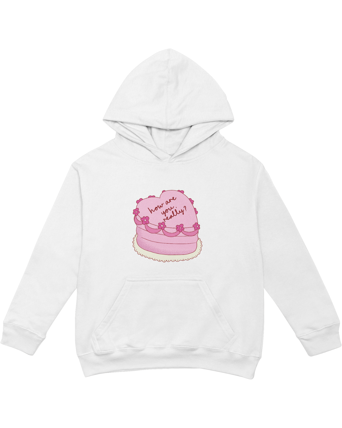 How Are You Really? (Cake) Hoodie – Self-Care Is For Everyone How Are You Really? (Cake) Hoodie – Self-Care Is For Everyone