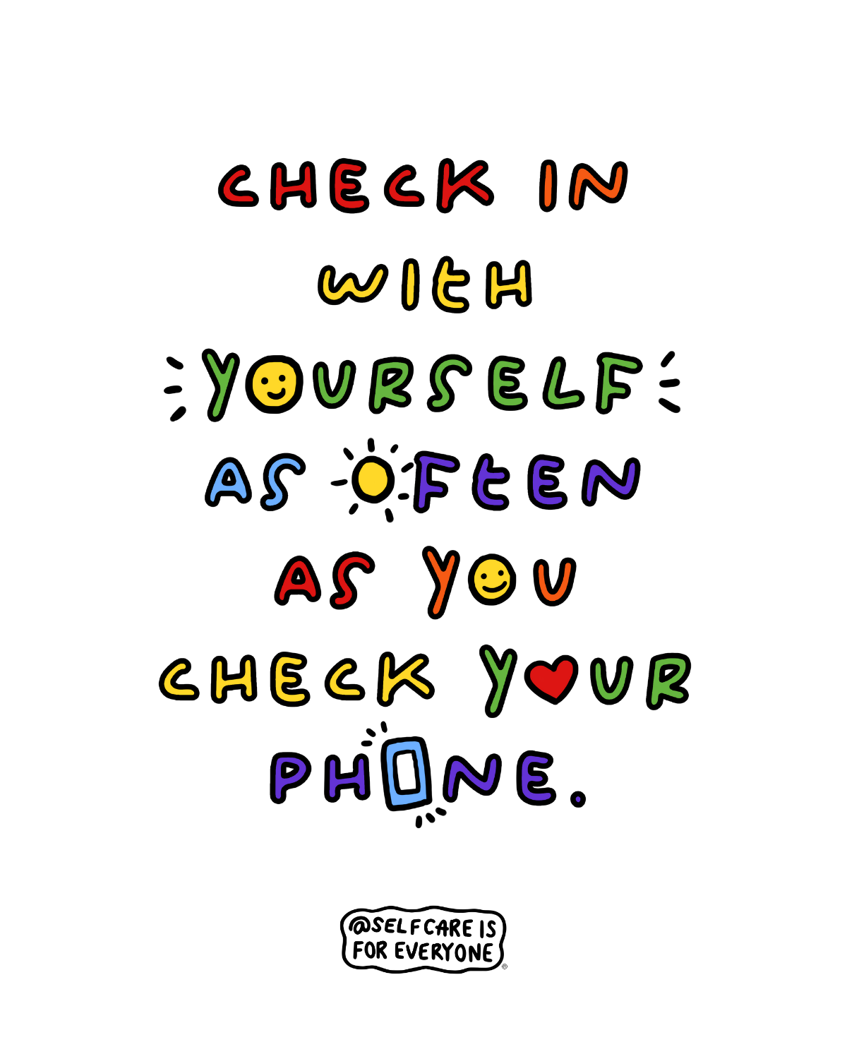 Pause Breathe Repeat + Check In With Yourself As Often As You Check Your Phone - Hoodie
