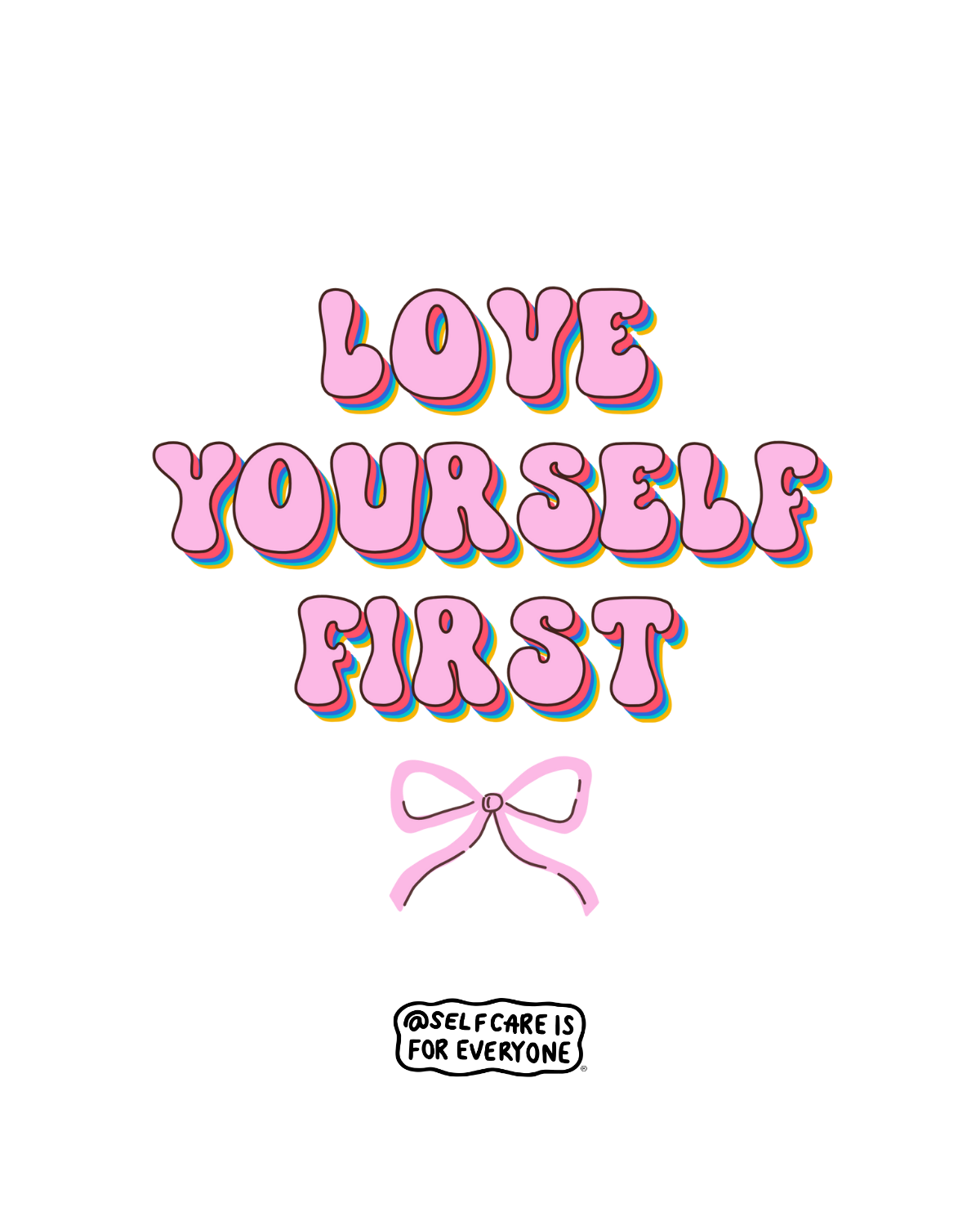 Love Yourself First (Bow) - Hoodie