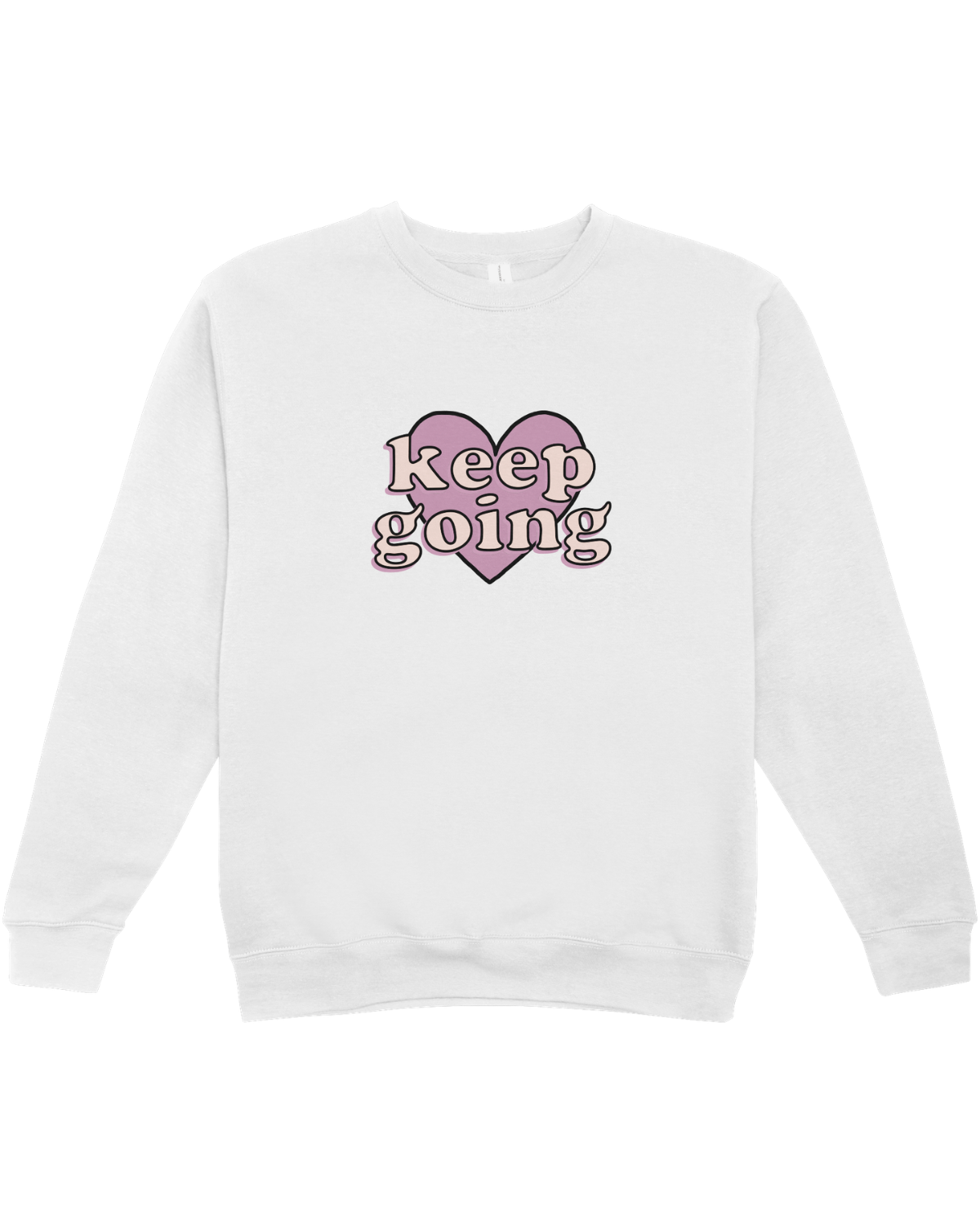 Keep Going (Pink Heart) - Sweatshirt