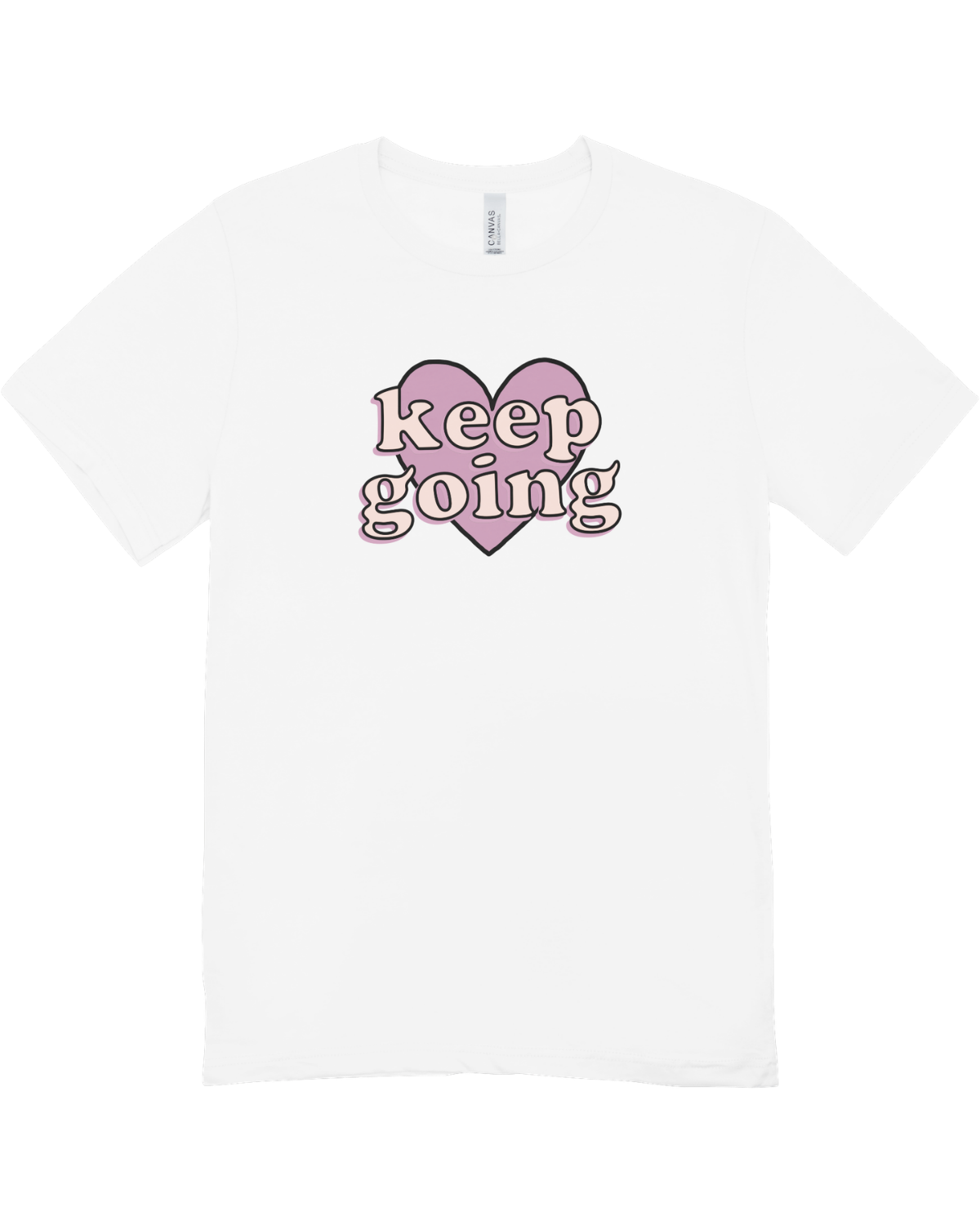 Keep Going (Pink Heart) - T-Shirt