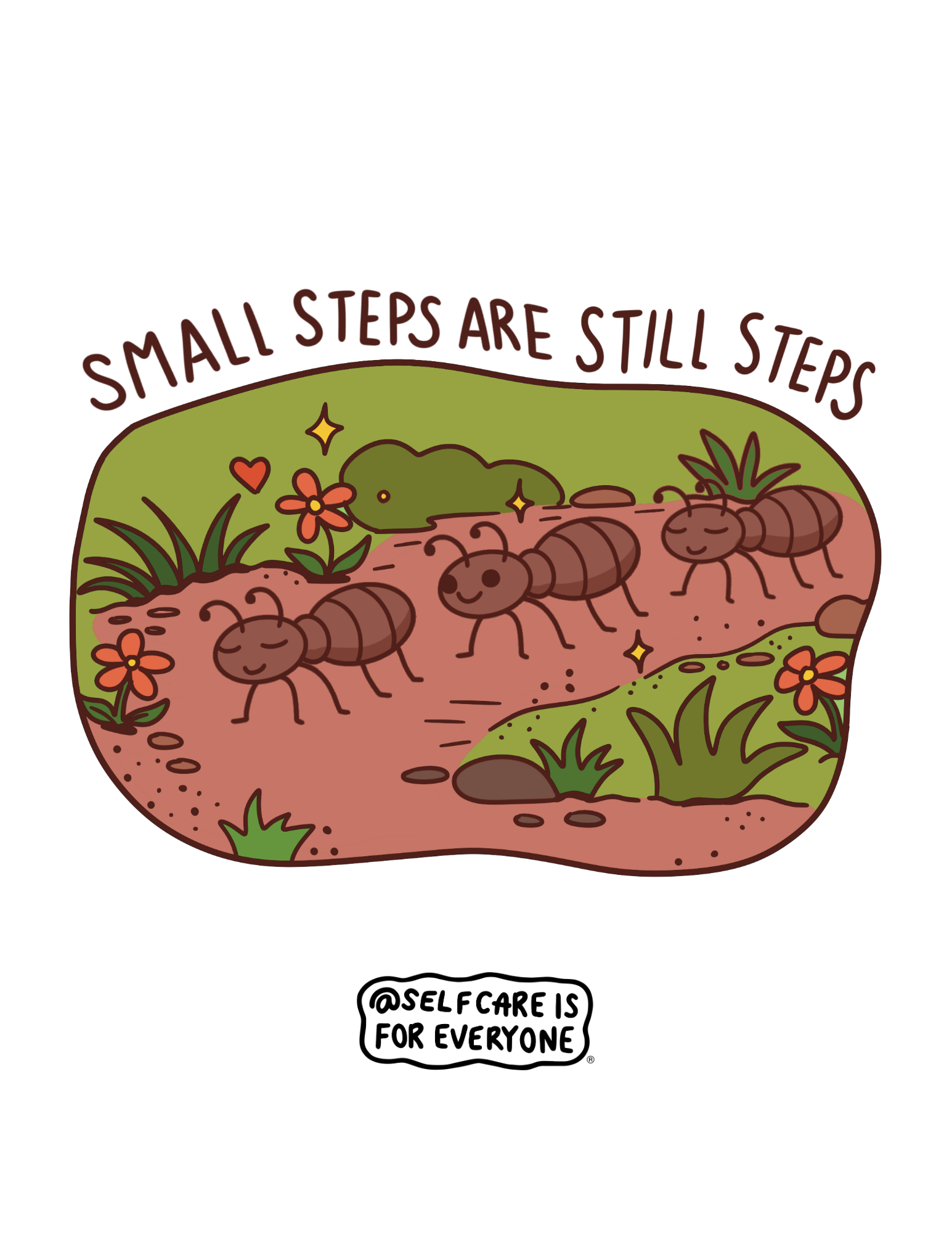 Small Steps Are Still Steps (Ants) - Hoodie
