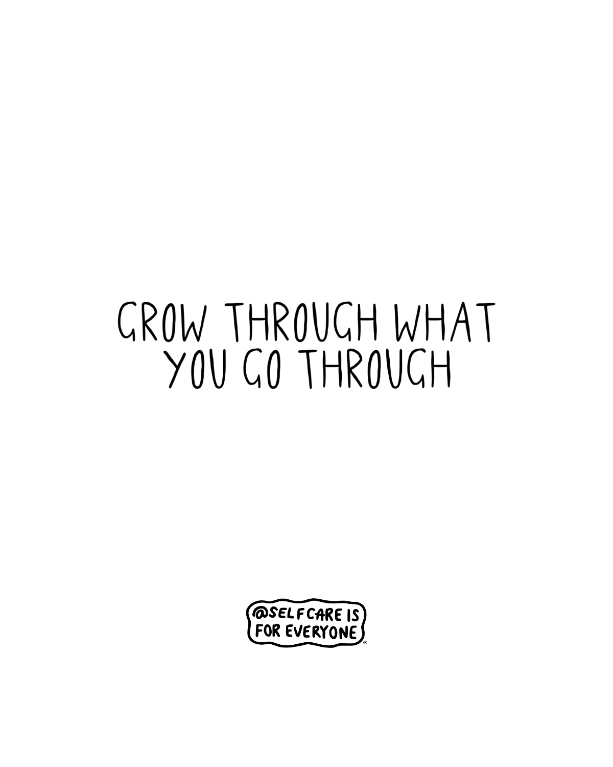 Grow Through What You Go Through // Keep Growing; Healing In Progress - Sweatshirt