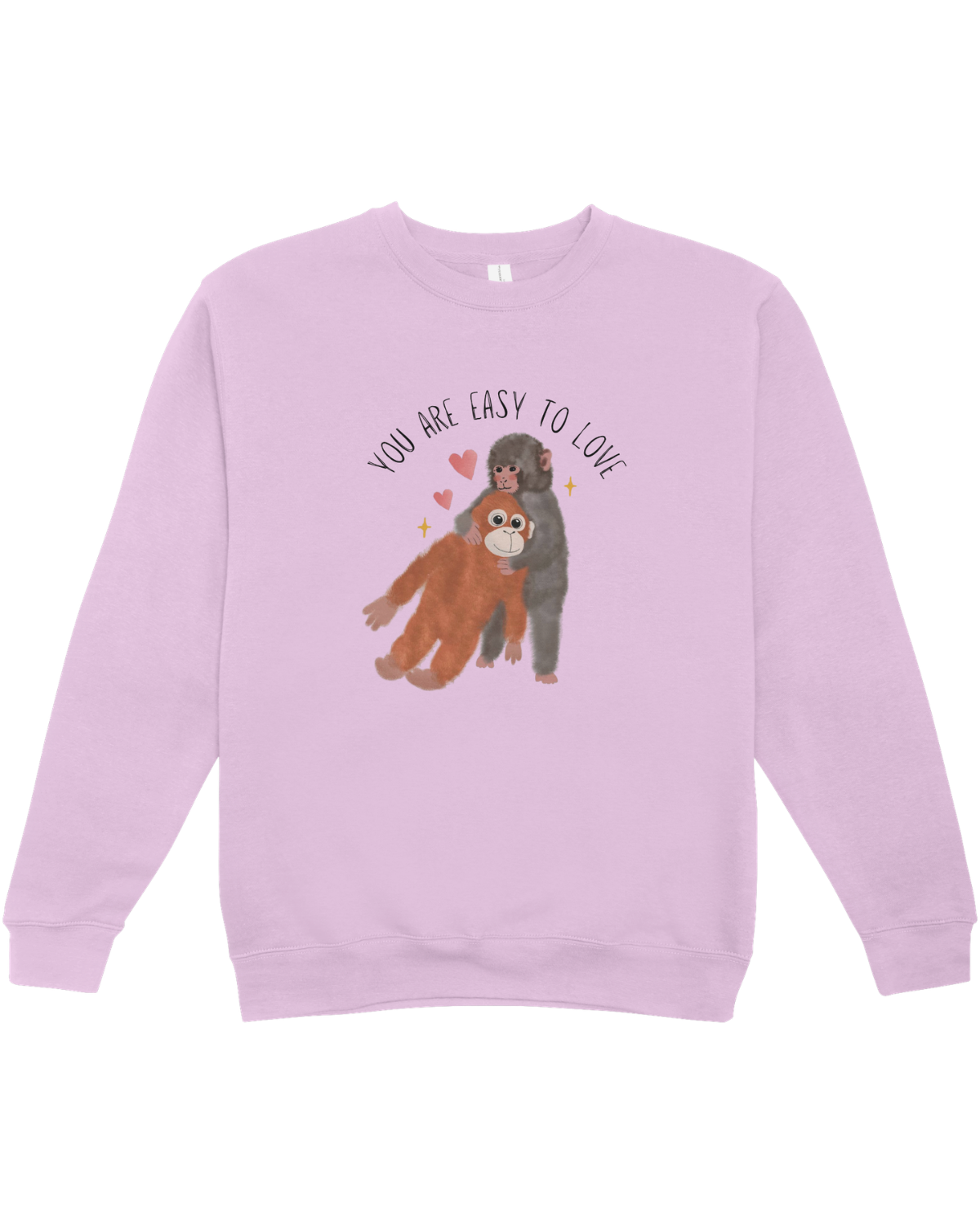 You Are Easy To Love (Punch, the Baby Macaque Monkey) - Sweatshirt