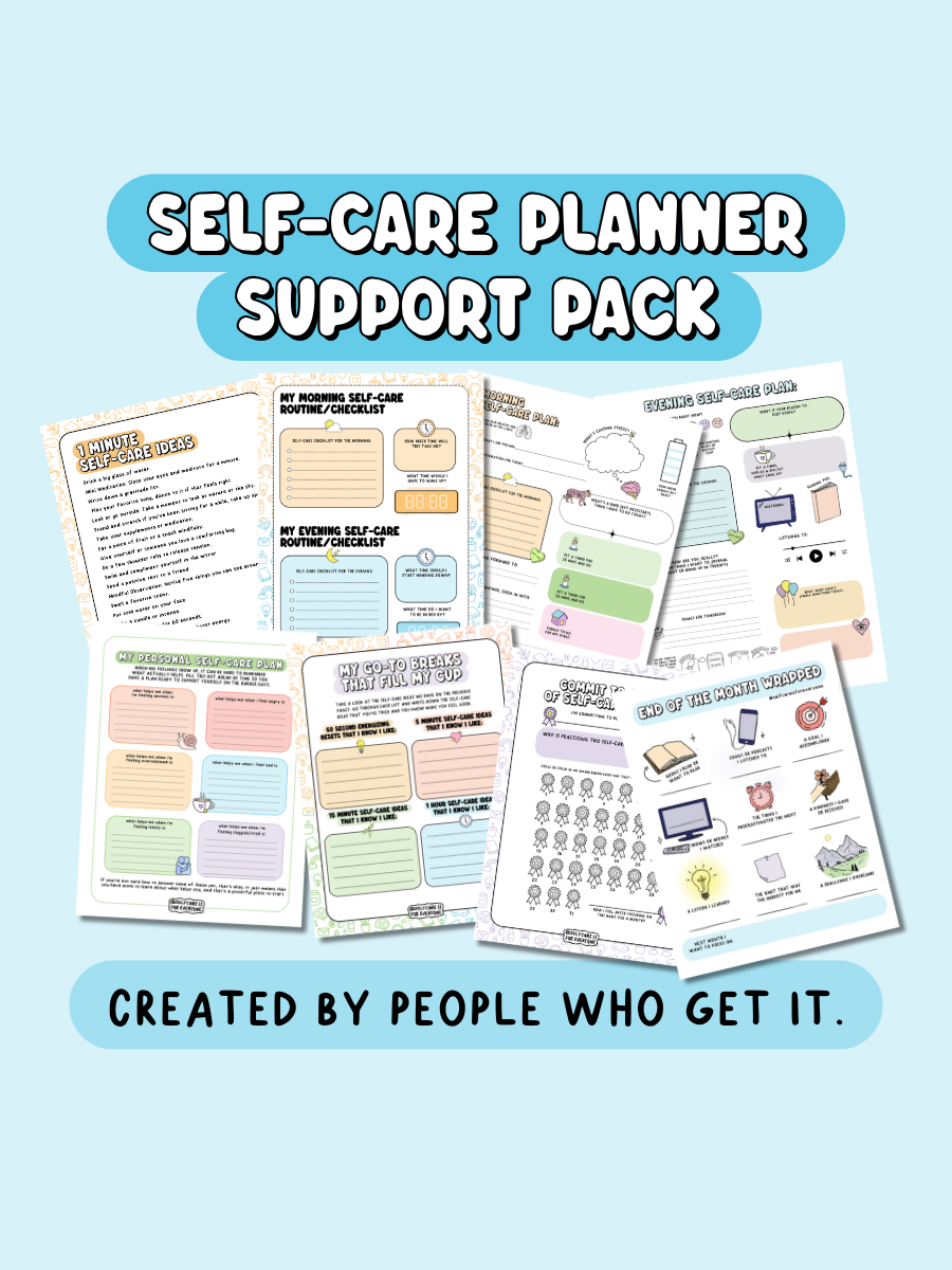 The Complete Self-Care Printable Bundle (All 3 Printable PDF's) - 100+ Pages of Tools, Guidance & Creative Support