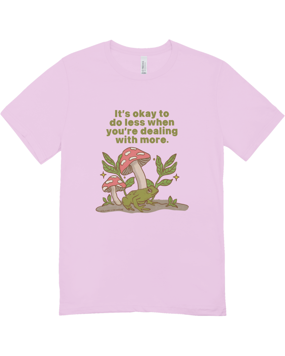 It's Okay To Do Less When You're Dealing With More (Frog) - T-Shirt