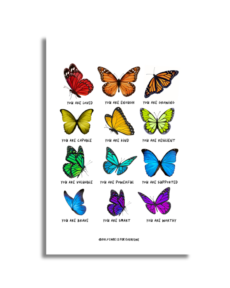 You Are Enough, You Are Loved Affirmations - Poster