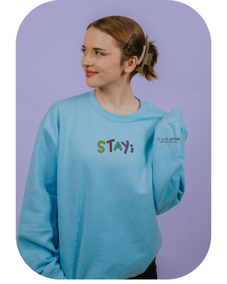 Stay; You Have Not Seen The Best Days Of Your Life Yet! (includes a back-print & sleeve-print!) - Sweatshirt