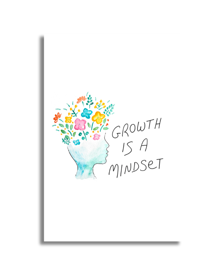 Growth Is A Mindset - Poster