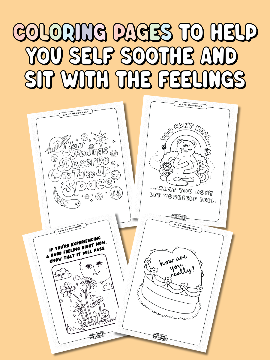 The Complete Self-Care Printable Bundle (All 3 Printable PDF's) - 100+ Pages of Tools, Guidance & Creative Support