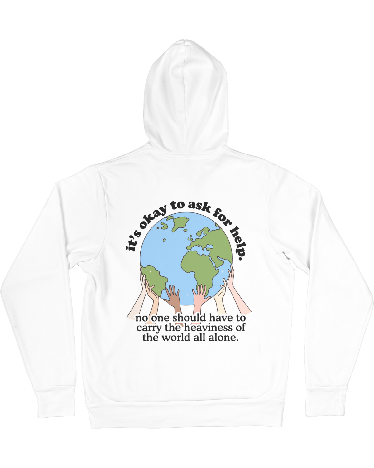 Please Stay; It's Okay To Ask For Help - Hoodie