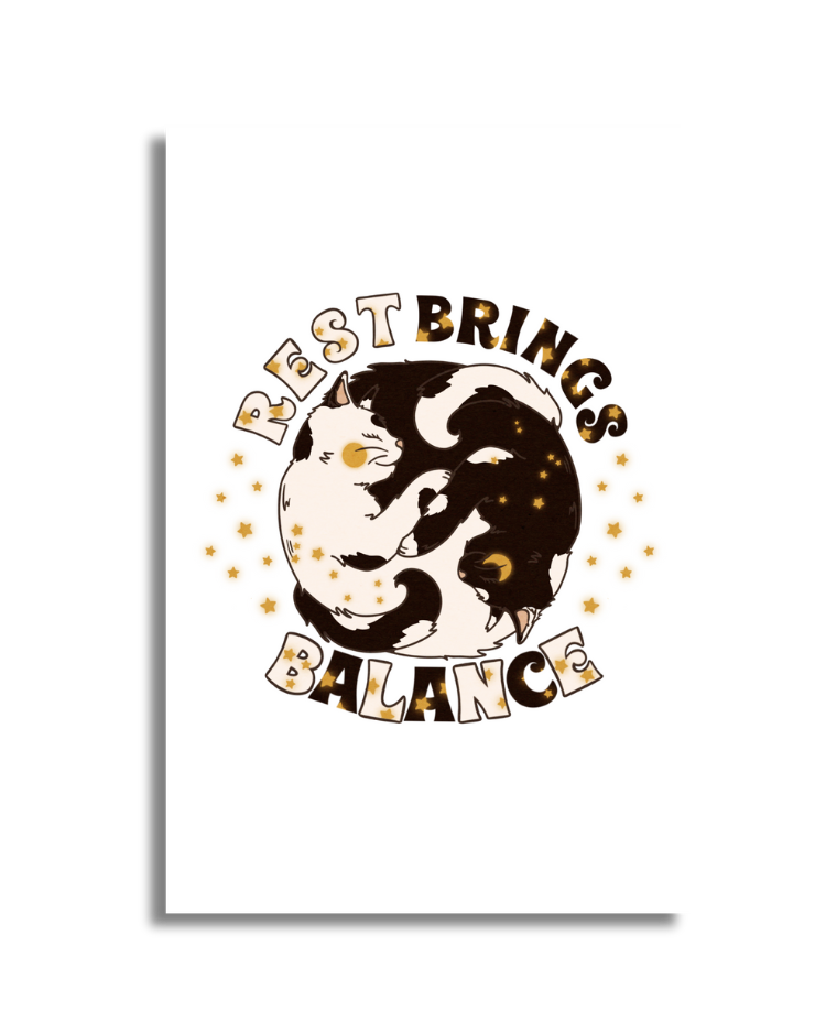 Rest Brings Balance - Poster