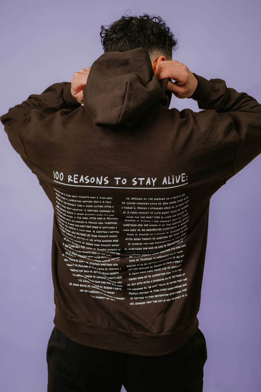 Keep Going; 100 Reasons To Stay Alive - Hoodie