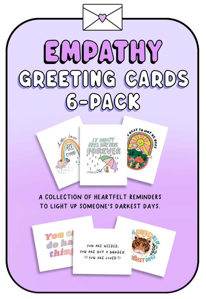 Empathy Greeting Cards (6-Pack) - Greeting Card