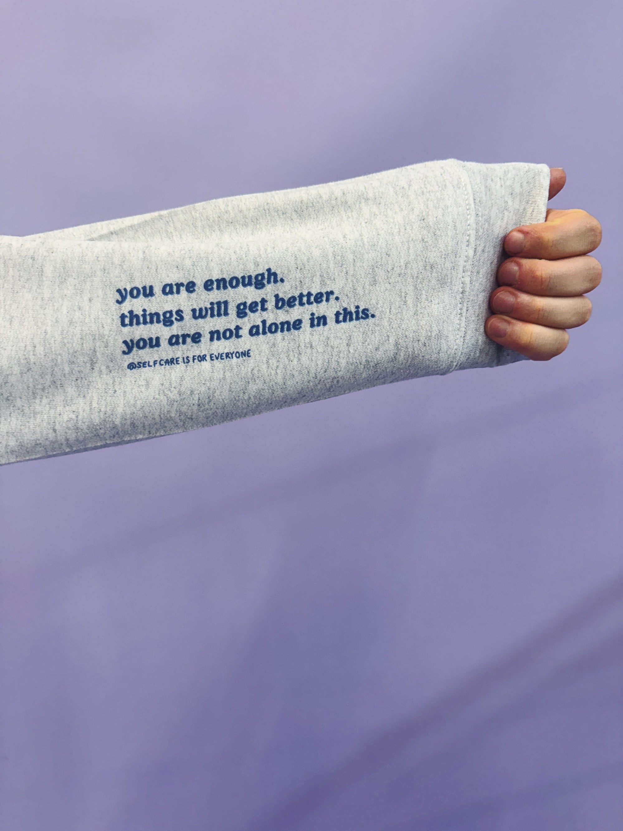 Everything Will Be Okay; If You're Seeing This, This Is For You... (includes back & sleeve prints!) - Hoodie