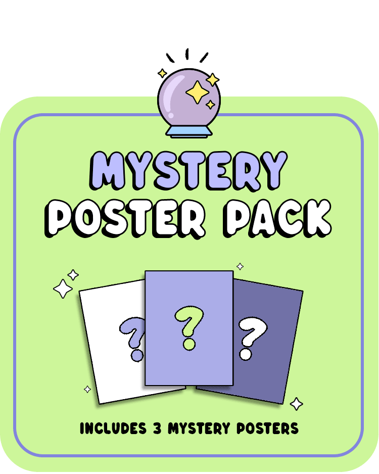 Mystery Poster 3-Pack