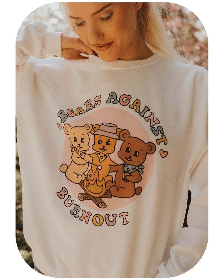 Bears Against Burnout (Retro) - Sweatshirt