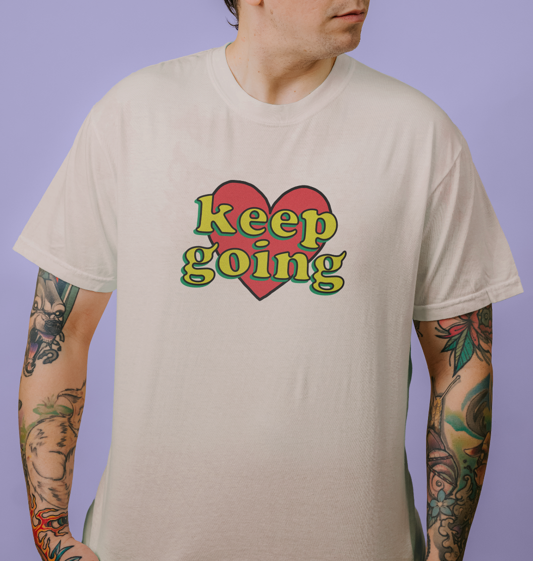 Keep Going (Heart) - T-Shirt