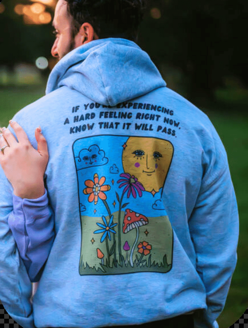 Storms Don't Last Forever (includes a back-print) - Hoodie