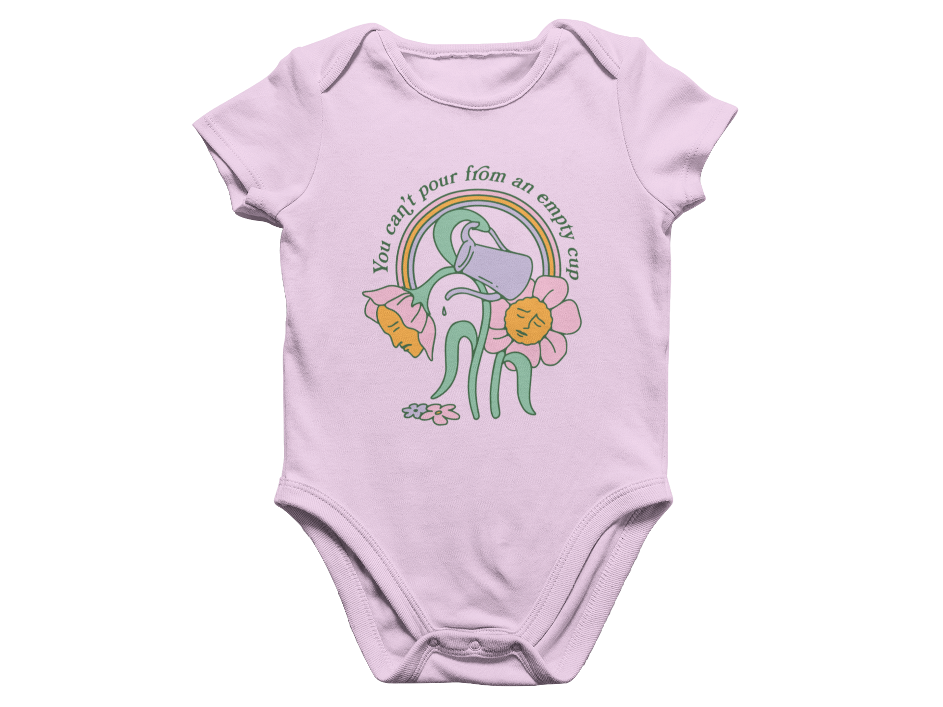 You Can't Pour From An Empty Cup - Baby Onesie