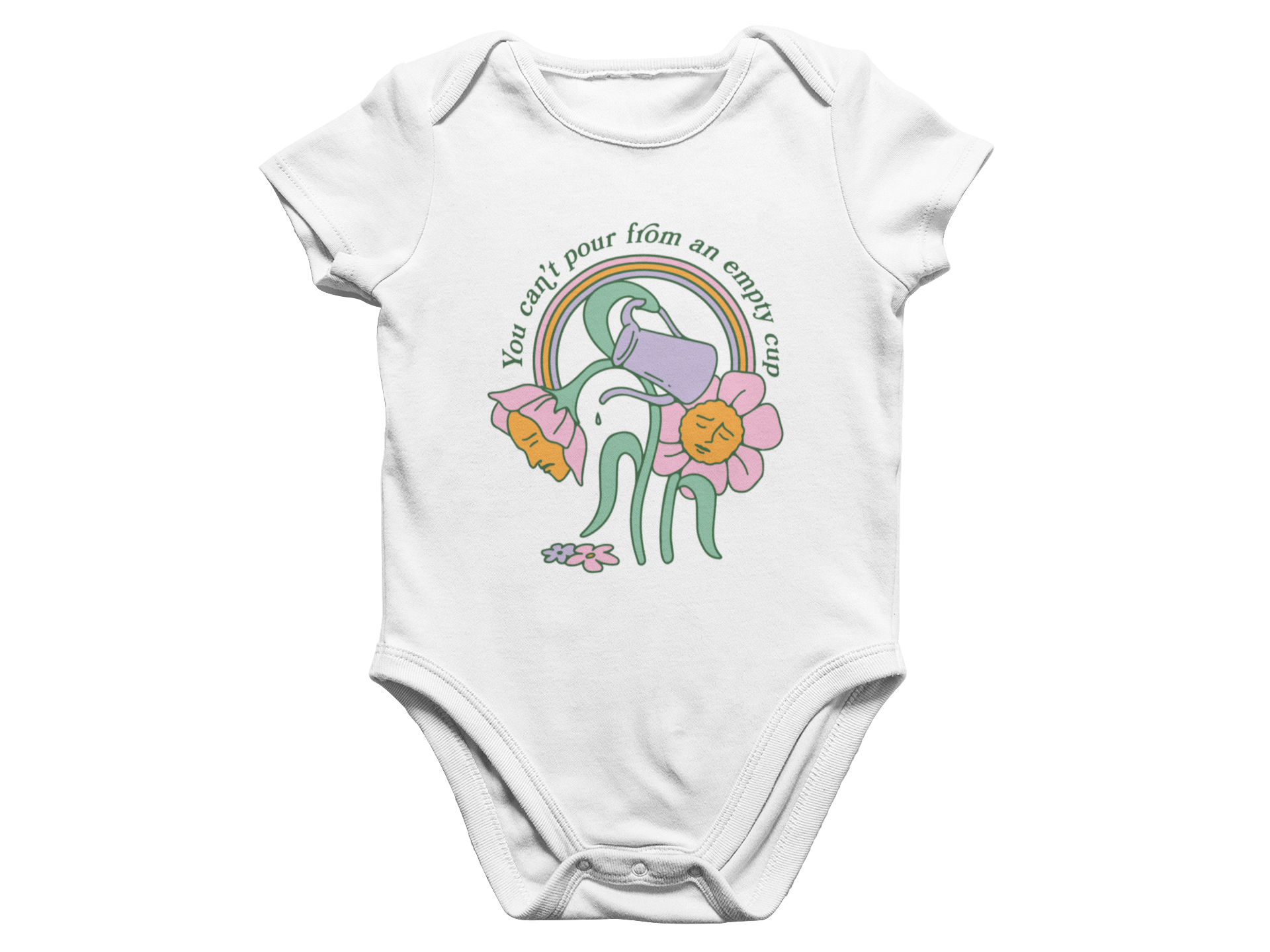 You Can't Pour From An Empty Cup - Baby Onesie