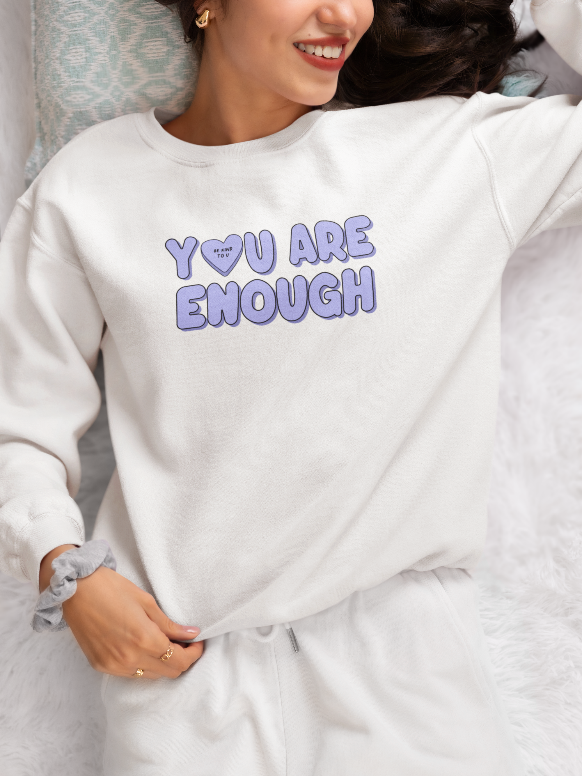 You Are Enough (Candy Hearts) - Sweatshirt