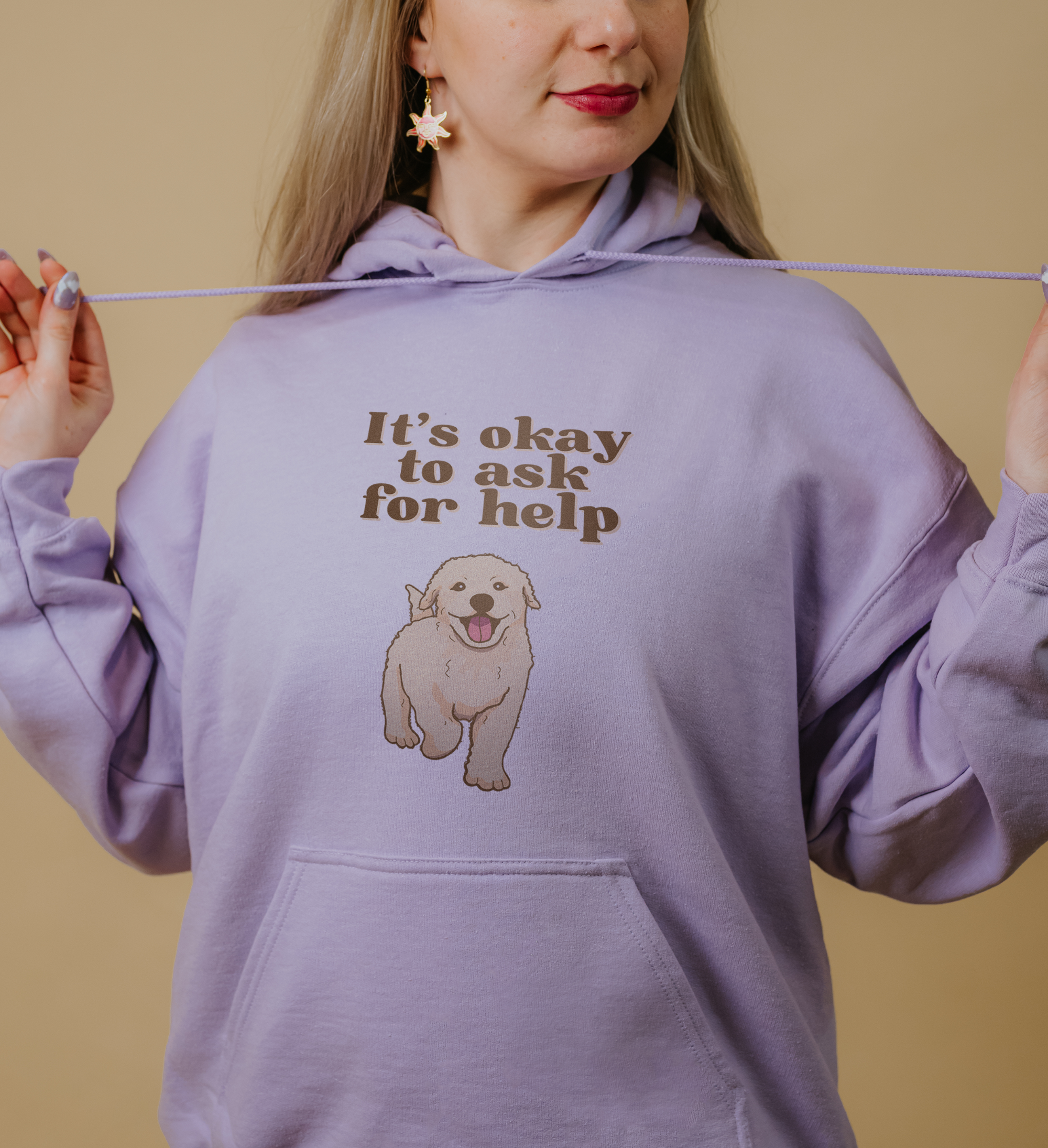 It's Okay To Ask For Help (Dog) - Hoodie