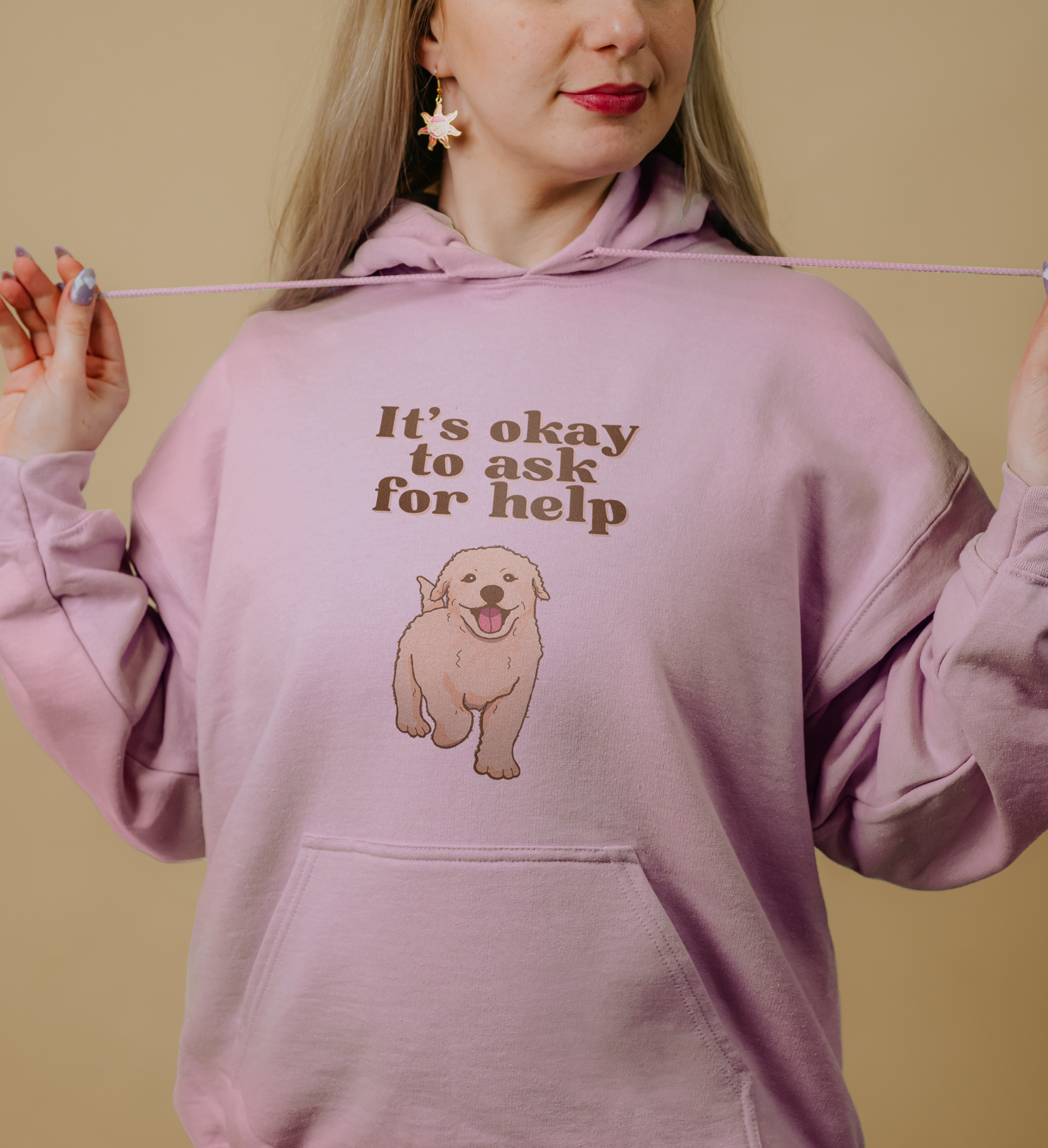 It's Okay To Ask For Help (Dog) - Hoodie