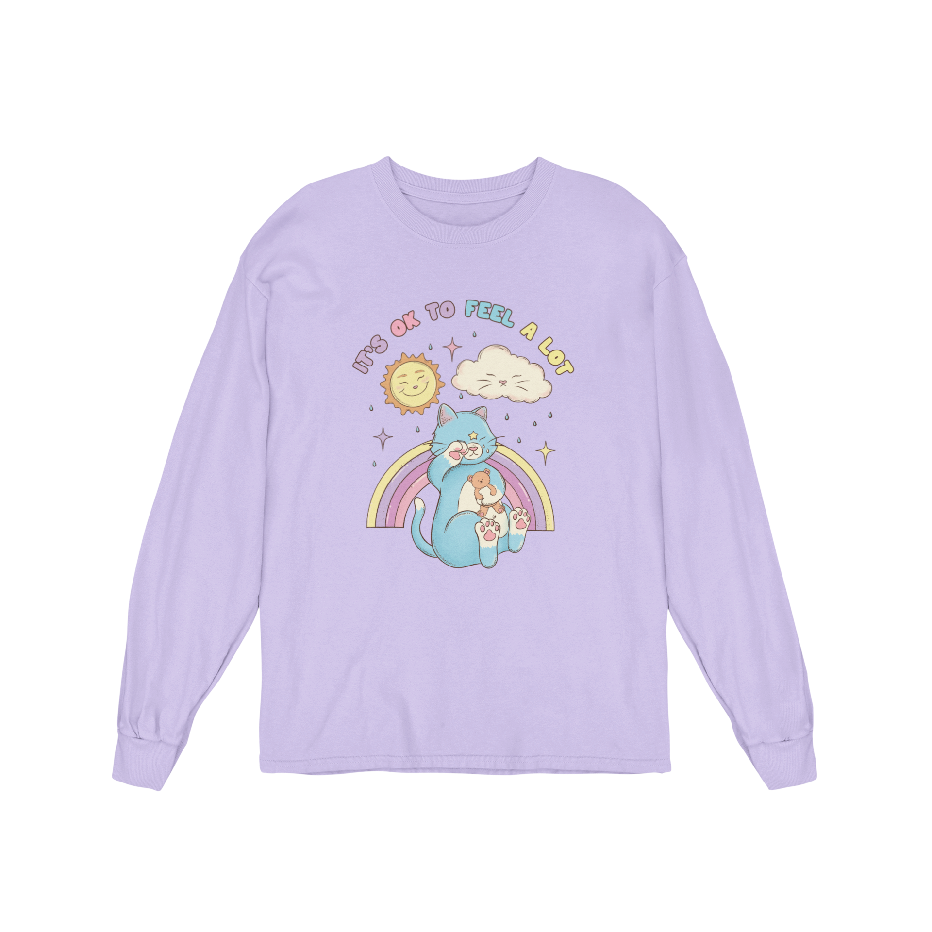 It's OK To Feel A Lot - Long Sleeve Tee