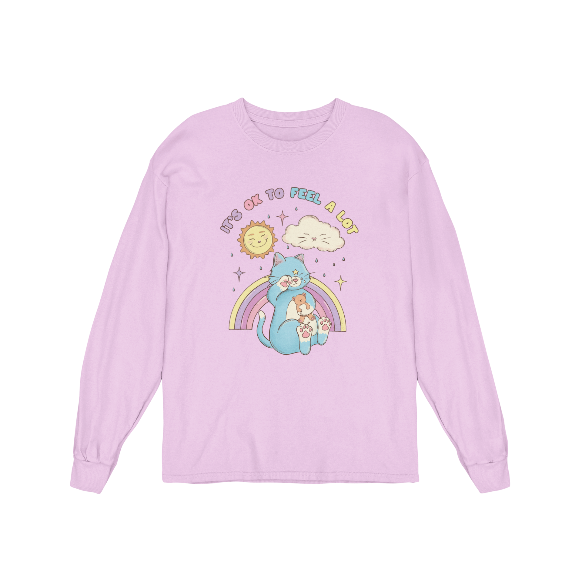 It's OK To Feel A Lot - Long Sleeve Tee
