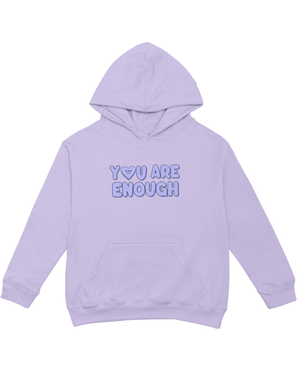 You Are Enough + Candy Hearts (Purple 💜) - Hoodie