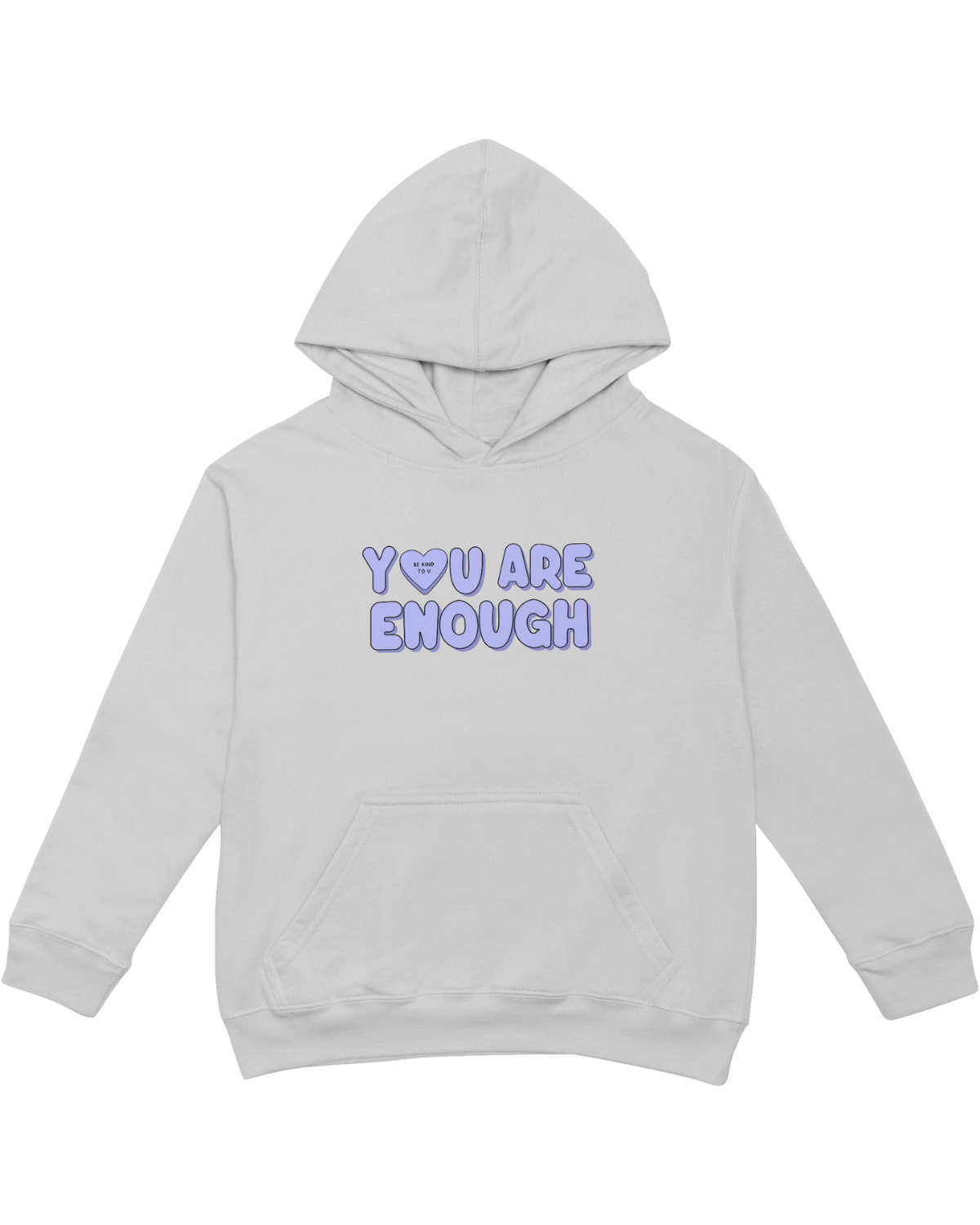 You Are Enough + Candy Hearts (Purple 💜) - Hoodie