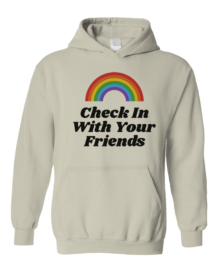 Check In With Your Friends (Rainbow) - Sweatshirt