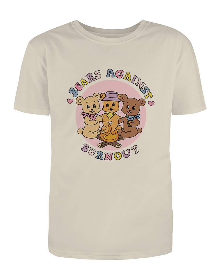 Bears Against Burnout (Retro) - T-Shirt