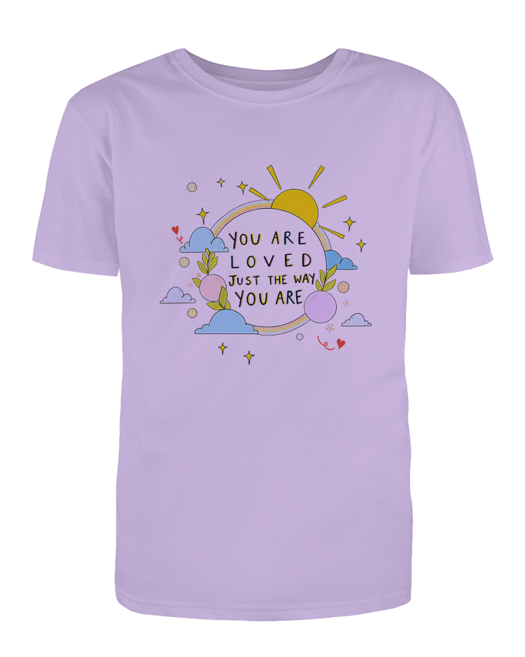 You Are Loved Just The Way You Are (Rainbow) - T-Shirt