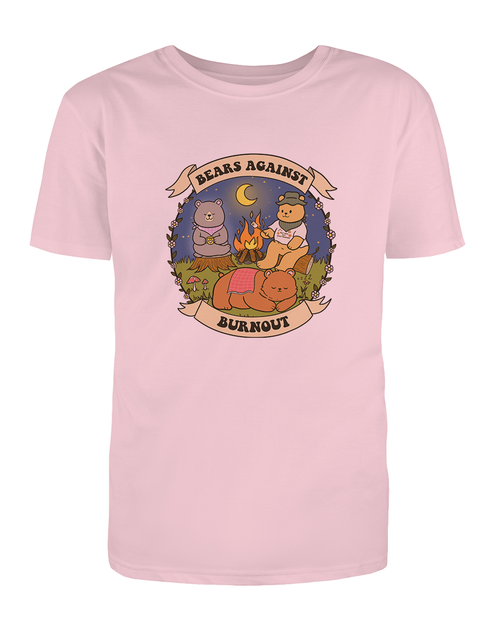 Bears Against Burnout (Campfire) - T-Shirt