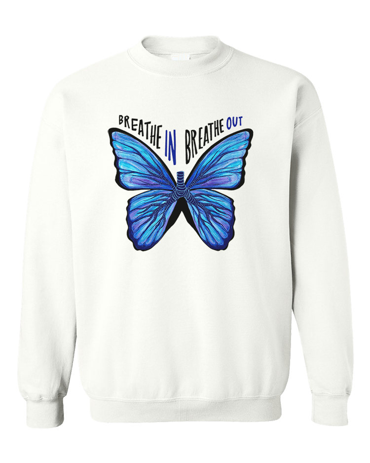 Breathe In, Breathe Out (Butterfly) - Sweatshirt